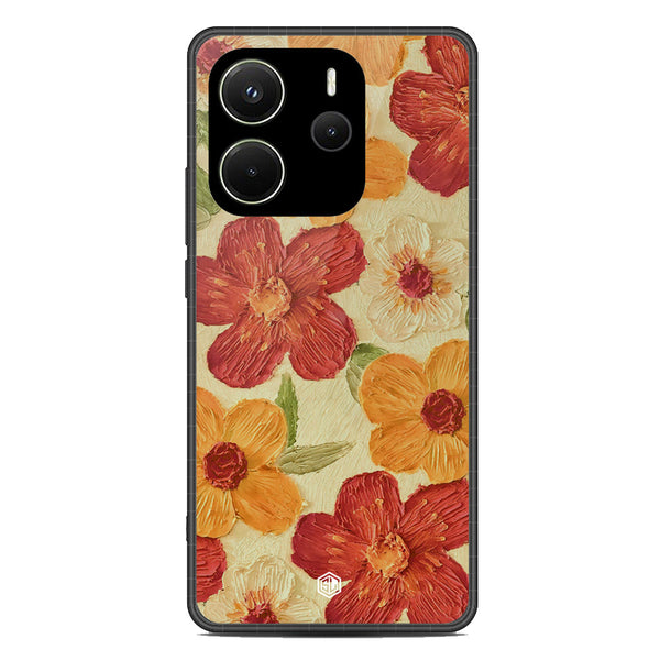 Floral Series Soft Phone Case - Metal Case - Design 6 - Xiaomi Redmi Note 14 Pro 5G