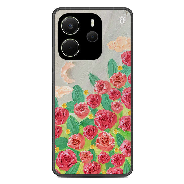 Floral Series Soft Phone Case - Metal Case - Design 10 - Xiaomi Redmi Note 14 Pro 5G