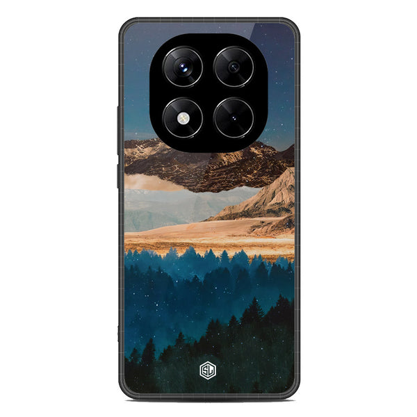 Mountains Wanderlust Series Soft Phone Case - Metal Case - Design 1 - Xiaomi Redmi Note 14 Pro 4G