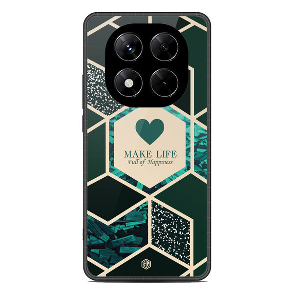 Happiness Series Soft Phone Case - Metal Case - Design 4 - Xiaomi Redmi Note 14 Pro 5G