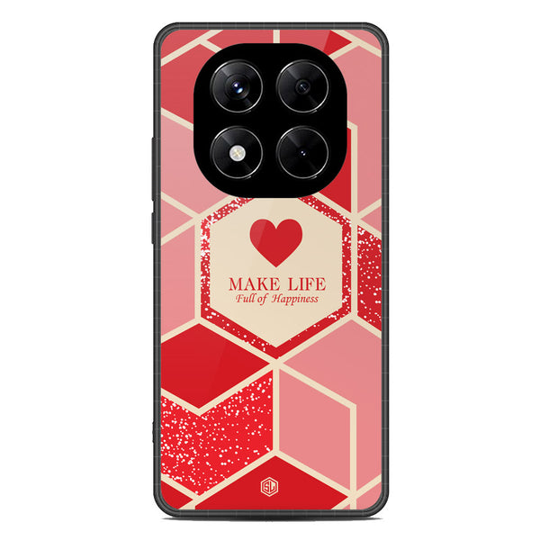 Happiness Series Soft Phone Case - Metal Case - Design 5 - Xiaomi Redmi Note 14 Pro 5G