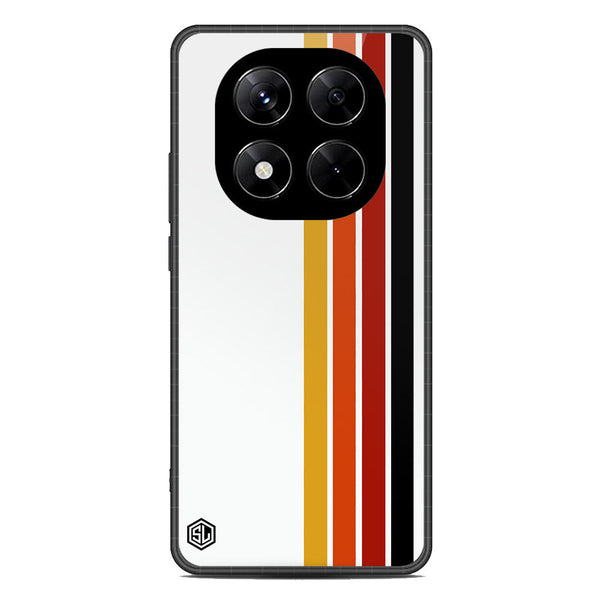 Retro Stripes Series Soft Phone Case - Metal Case - Design 4 - Xiaomi Redmi Note 14 Pro 4G