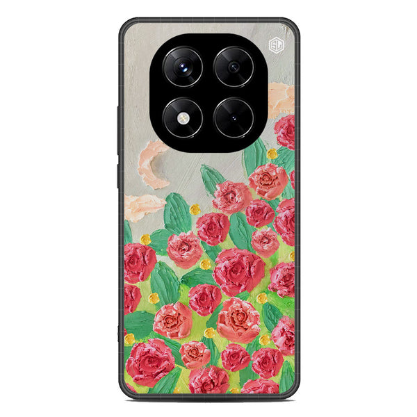 Floral Series Soft Phone Case - Metal Case - Design 10 - Xiaomi Redmi Note 14 Pro 5G
