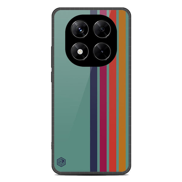 Retro Stripes Series Soft Phone Case - Metal Case - Design 5 - Xiaomi Redmi Note 14 Pro 4G