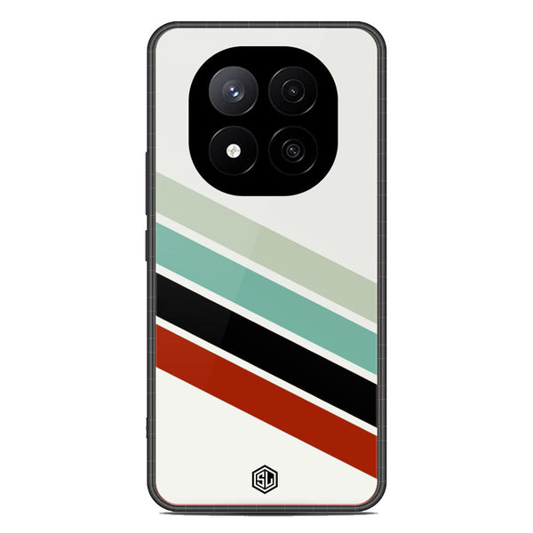Retro Stripes Series Soft Phone Case - Metal Case - Design 2 - Xiaomi Redmi Note 14 Pro Plus 5G
