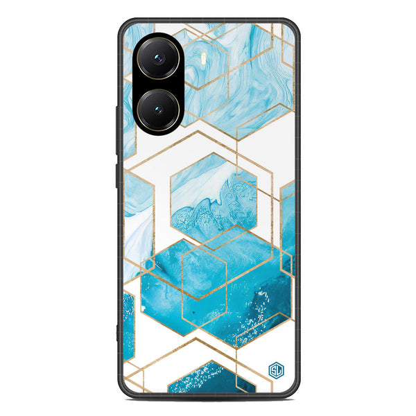 Stylish Marble Series Soft Phone Case - Metal Case - Design 1 - Xiaomi Redmi Turbo 4