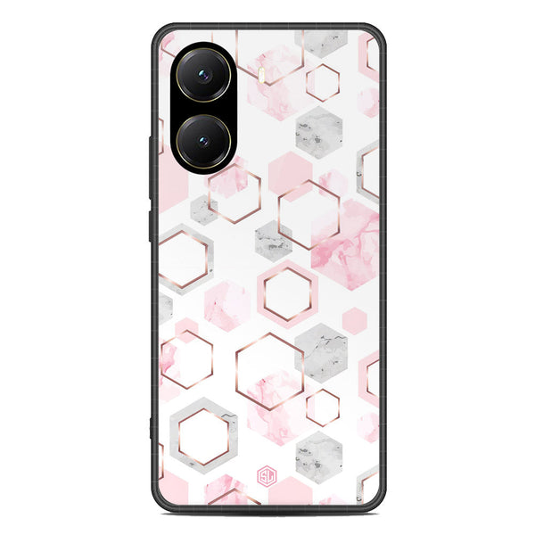 Stylish Marble Series Soft Phone Case - Metal Case - Design 4 - Xiaomi Poco X7 Pro
