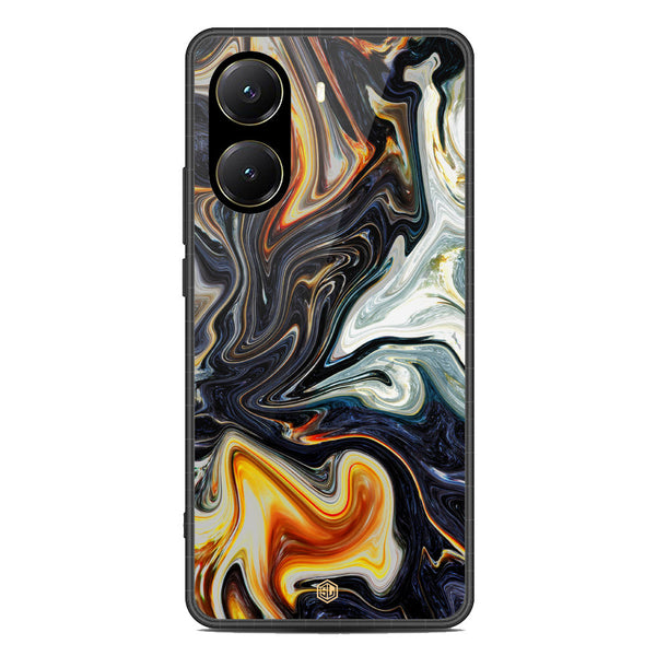 Marble Series Soft Phone Case - Metal Case - Design 1 - Xiaomi Poco X7 Pro