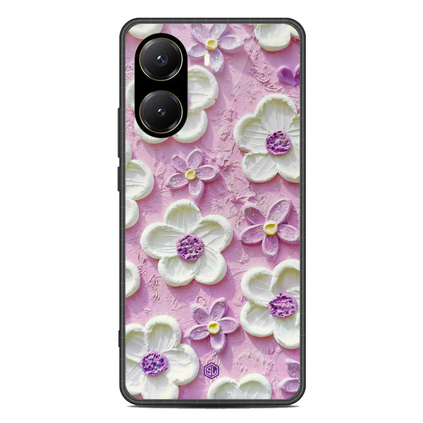 Floral Series Soft Phone Case - Metal Case - Design 4 - Xiaomi Poco X7 Pro