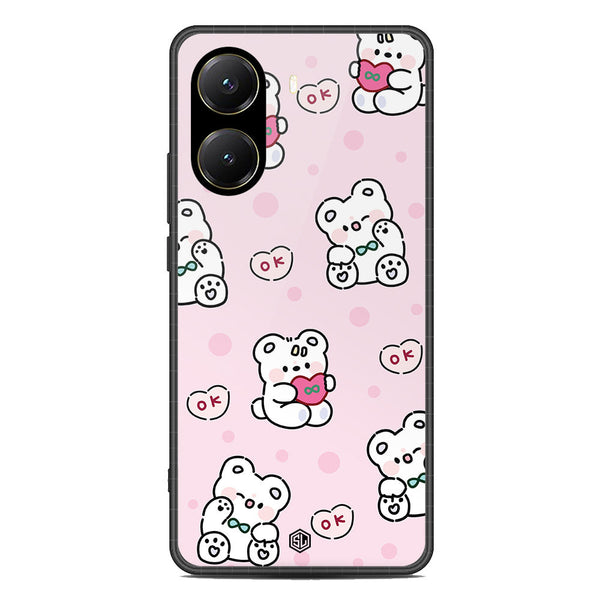 Cute Chic Series Soft Phone Case - Premium Glass Case - Design 1 - Xiaomi Redmi Turbo 4