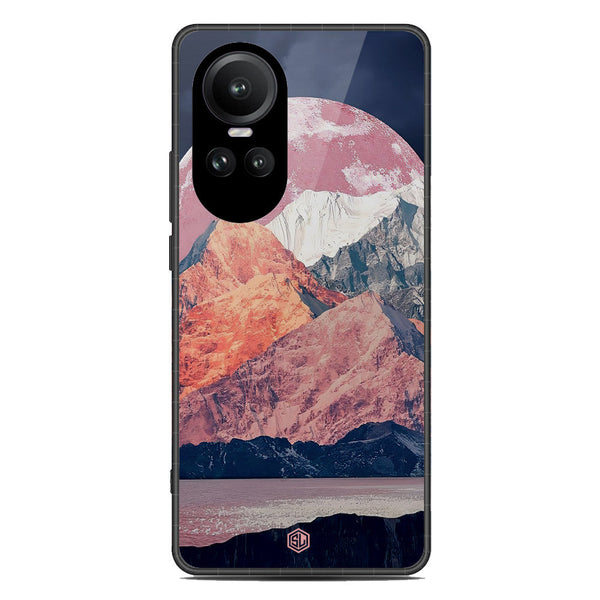 Mountains Wanderlust Series Soft Phone Case - Premium Glass Case - Design 5 - Oppo Reno 10 Pro