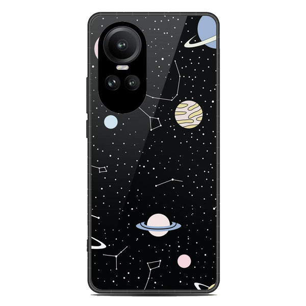 Space Series Soft Phone Case - Premium Glass Case - Design 1 - Oppo Reno 10 Pro