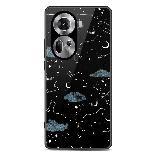 Space Series Soft Phone Case - Premium Glass Case - Design 5 - Oppo Reno 11