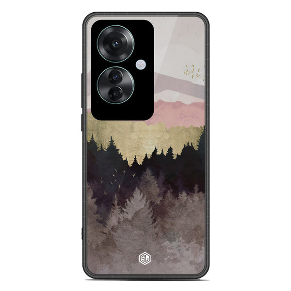 Mountains Wanderlust Series Soft Phone Case - Premium Glass Case - Design 2 - Oppo Reno 11F