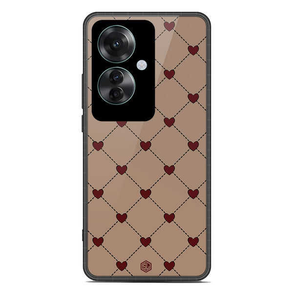Trending Designs Series Soft Phone Case - Premium Glass Case - Design 1 - Oppo Reno 11F
