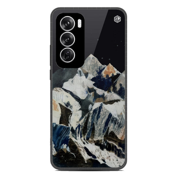 Mountains Wanderlust Series Soft Phone Case - Metal Case - Design 4 - Oppo Reno 12