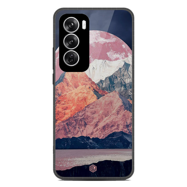 Mountains Wanderlust Series Soft Phone Case - Metal Case - Design 5 - Oppo Reno 12