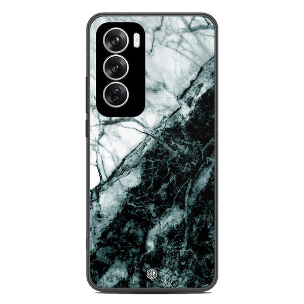 Marble Series Soft Phone Case - Metal Case - Design 6 - Oppo Reno 12