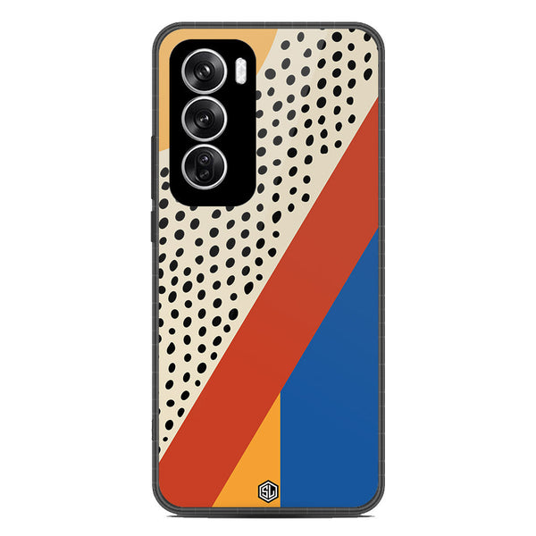 Polka Dots Series Soft Phone Case - Metal Case - Design 4 - Oppo Reno 12