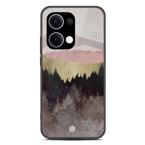 Mountains Wanderlust Series Soft Phone Case - Metal Case - Design 2 - Oppo Reno 13