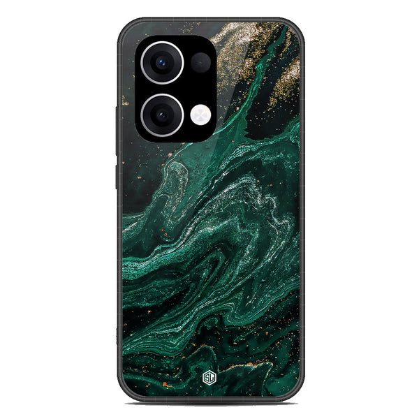 Marble Series Soft Phone Case - Metal Case - Design 3 - Oppo Reno 13