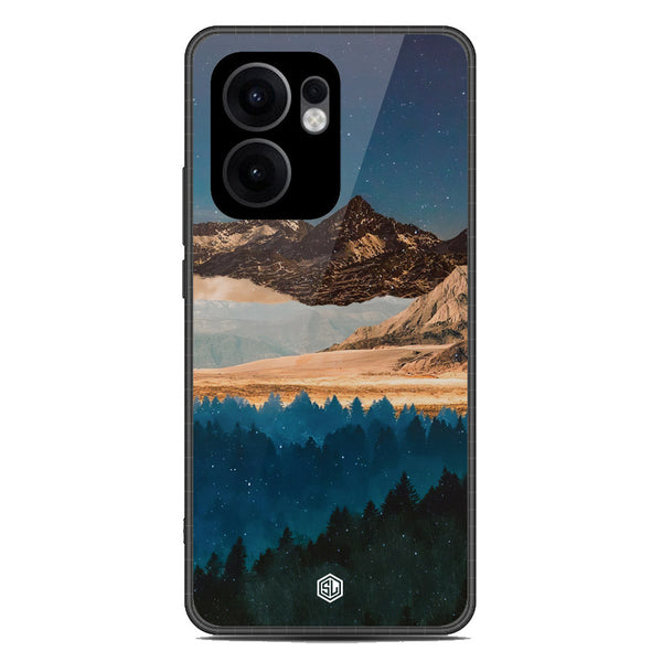 Mountains Wanderlust Series Soft Phone Case - Metal Case - Design 1 - Oppo Reno 13F