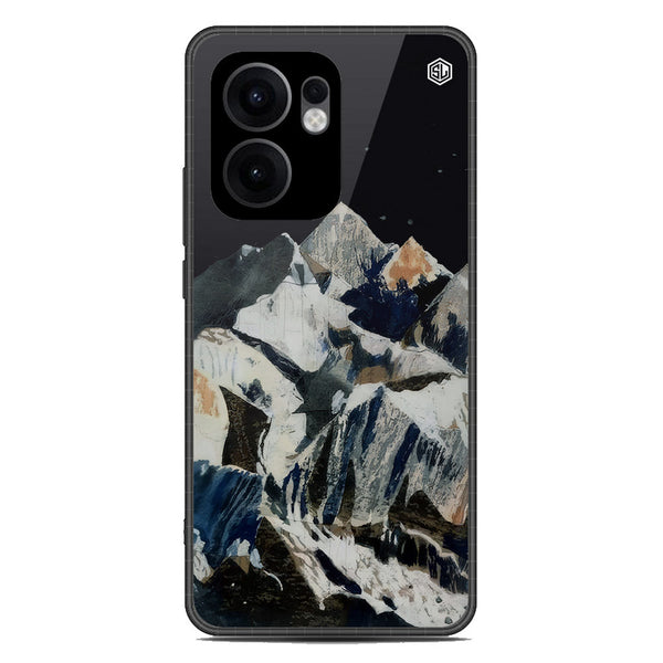 Mountains Wanderlust Series Soft Phone Case - Metal Case - Design 4 - Oppo Reno 13F 4G