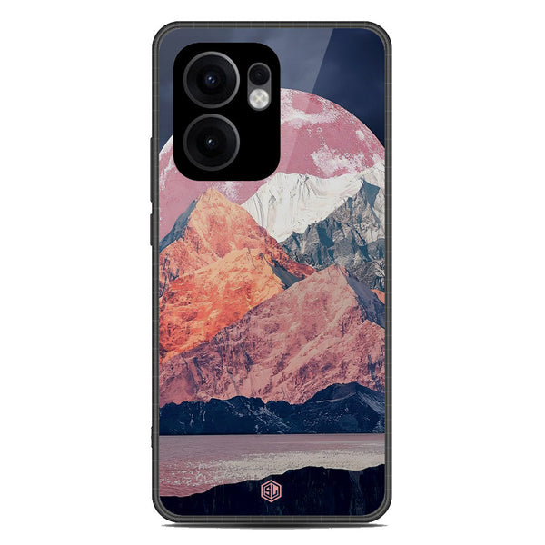 Mountains Wanderlust Series Soft Phone Case - Metal Case - Design 5 - Oppo Reno 13F 4G