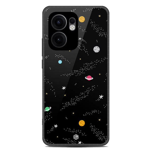 Space Series Soft Phone Case - Metal Case - Design 2 - Oppo Reno 13F 4G