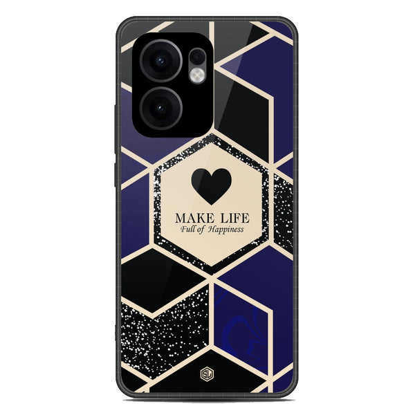 Happiness Series Soft Phone Case - Metal Case - Design 1 - Oppo Reno 13F