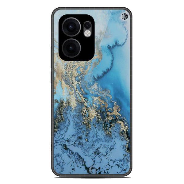 Marble Series Soft Phone Case - Metal Case - Design 2 - Oppo Reno 13F 4G