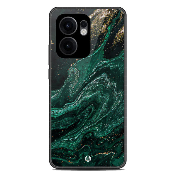Marble Series Soft Phone Case - Metal Case - Design 3 - Oppo Reno 13F 4G