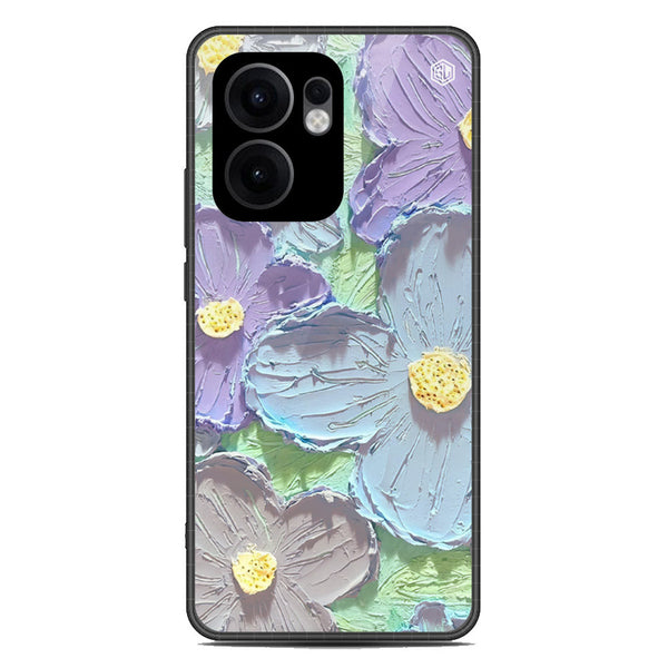 Floral Series Soft Phone Case - Metal Case - Design 1 - Oppo Reno 13F