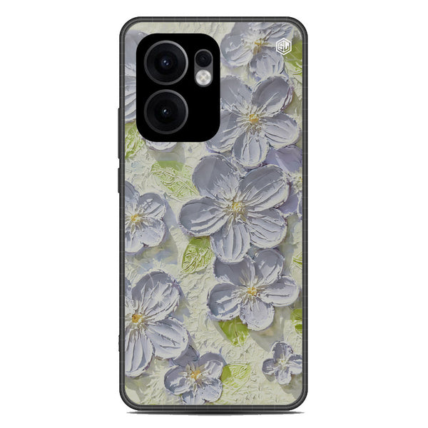 Floral Series Soft Phone Case - Metal Case - Design 12 - Oppo Reno 13F