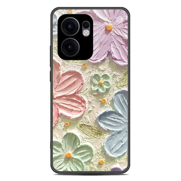 Floral Series Soft Phone Case - Metal Case - Design 15 - Oppo Reno 13F