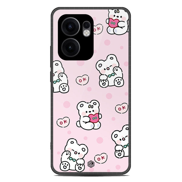 Cute Chic Series Soft Phone Case - Metal Case - Design 1 - Oppo Reno 13F