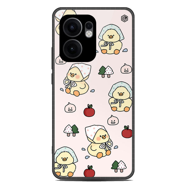 Cute Chic Series Soft Phone Case - Metal Case - Design 2 - Oppo Reno 13F 4G
