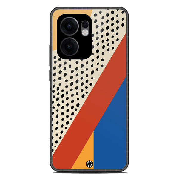 Polka Dots Series Soft Phone Case - Metal Case - Design 4 - Oppo Reno 13F 4G