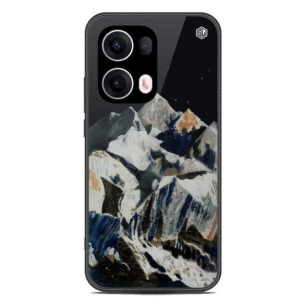 Mountains Wanderlust Series Soft Phone Case - Metal Case - Design 4 - Oppo Reno 13 Pro