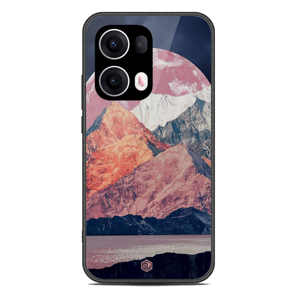 Mountains Wanderlust Series Soft Phone Case - Metal Case - Design 5 - Oppo Reno 13 Pro