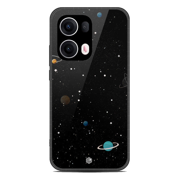 Space Series Soft Phone Case - Metal Case - Design 3 - Oppo Reno 13 Pro