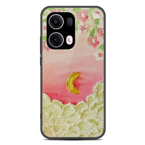 Floral Series Soft Phone Case - Metal Case - Design 7 - Oppo Reno 13 Pro