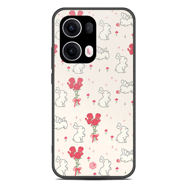 Cute Korean Design Series Soft Phone Case - Metal Case - Design 6 - Oppo Reno 13 Pro