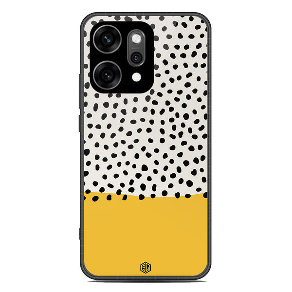 Polka Dots Series Soft Phone Case - Glass Case - Design 5 - Oppo Reno 14
