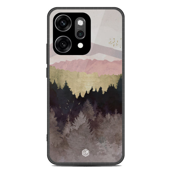 Mountains Wanderlust Series Soft Phone Case - Glass Case - Design 2 - Oppo Reno 14