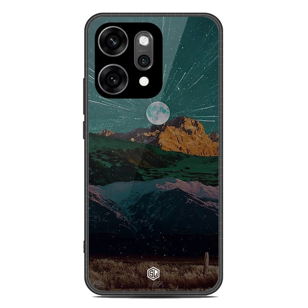 Mountains Wanderlust Series Soft Phone Case - Glass Case - Design 3 - Oppo Reno 14