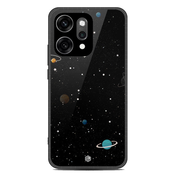 Space Series Soft Phone Case - Glass Case - Design 3 - Oppo Reno 14