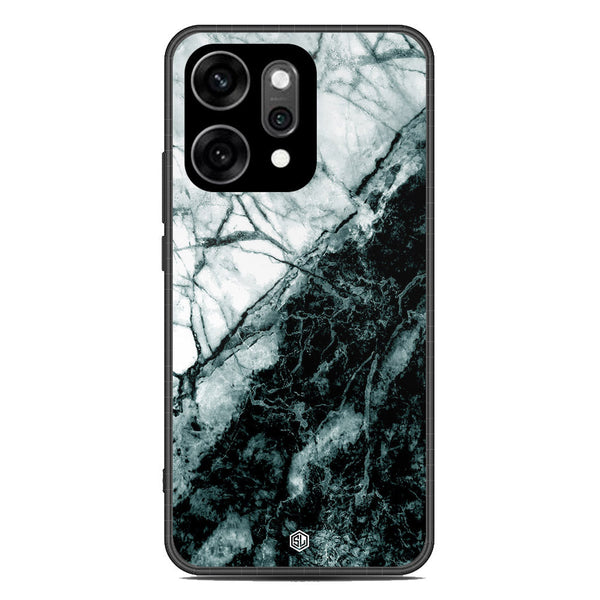 Marble Series Soft Phone Case - Glass Case - Design 6 - Oppo Reno 14