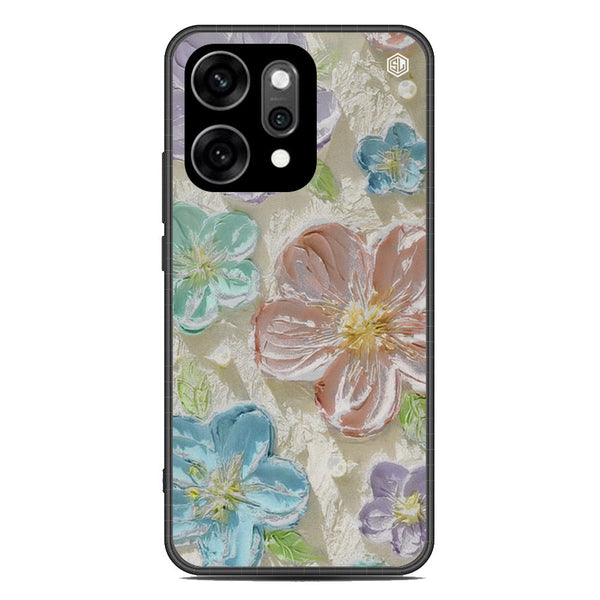 Floral Series Soft Phone Case - Glass Case - Design 14 - Oppo Reno 14