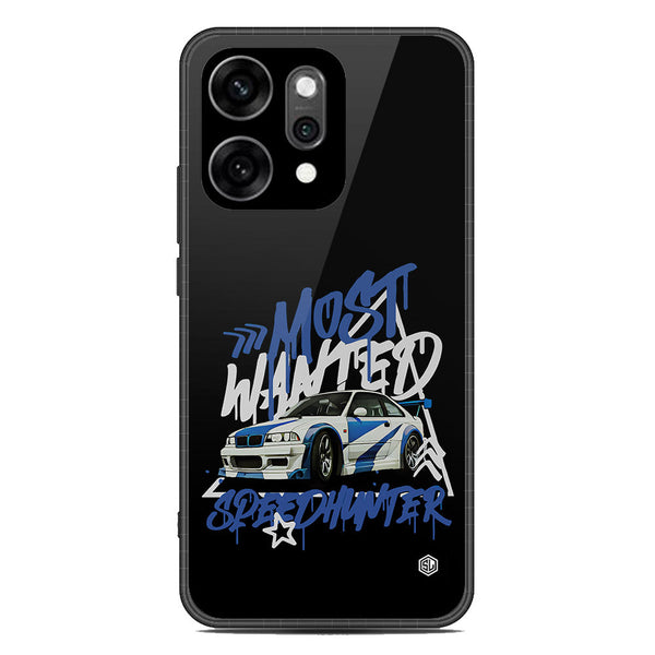 Most Wanted Speedhunter Series Soft Phone Case - Glass Case - Design 1 - Oppo Reno 14